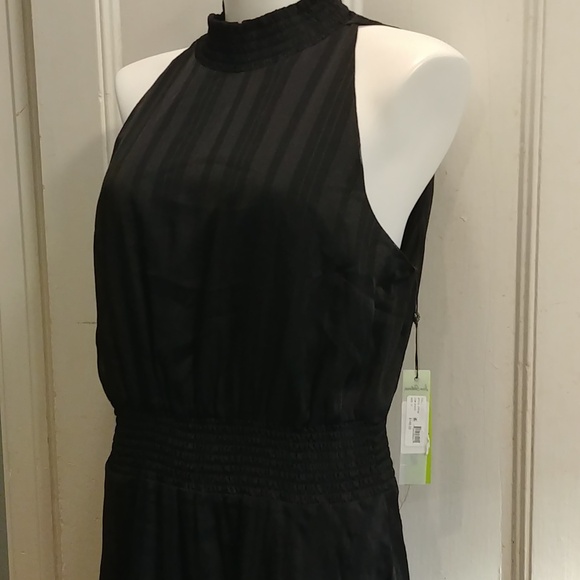 NWT Sam Edelman Dress Waterfall Hem Halter Neck - Picture 2 of 10